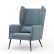 Кресло Эйден (Голубой, ткань RICO 112)