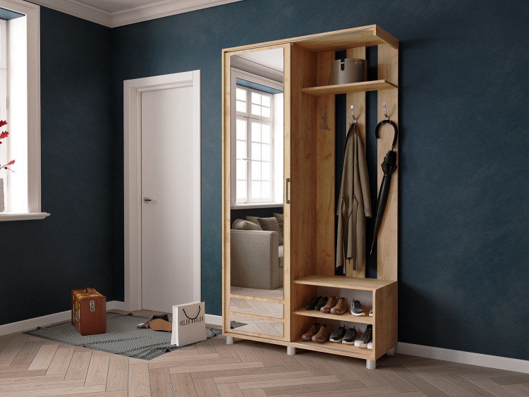 Прихожая Ларго-2, дуб крафт золотой Прихожая Ларго-2, дуб крафт золотой