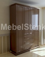 Шкаф 4-х дверный Кардинал